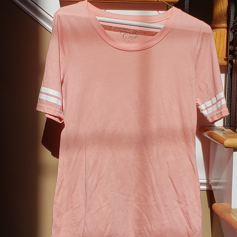 Peach Short Sleeved Jersey Shirt
